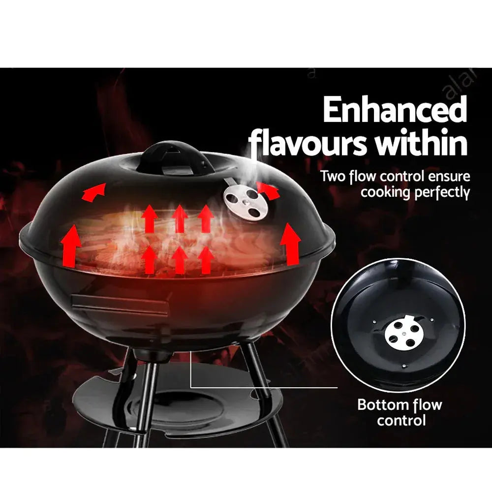 Grillz BBQ Grill Charcoal Smoker - BBQ Backyard Supply Co