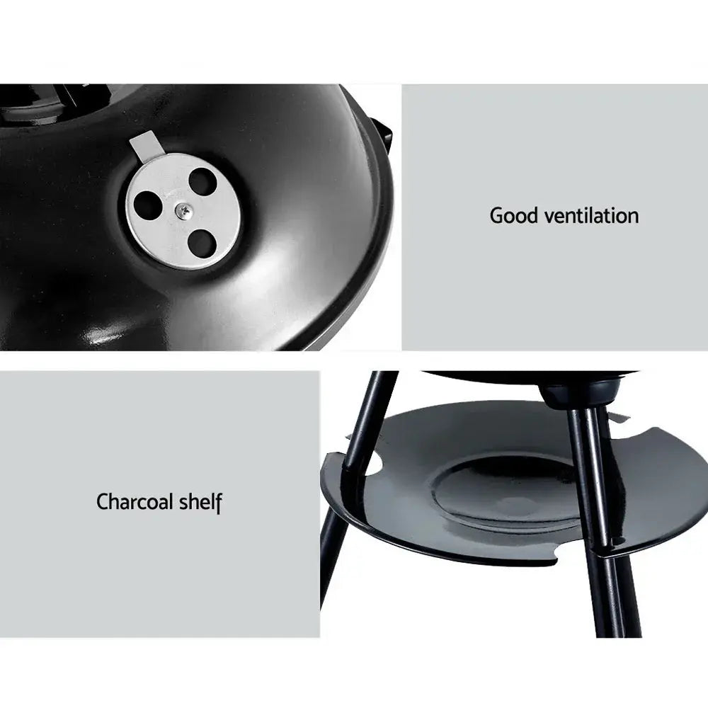 Grillz BBQ Grill Charcoal Smoker - BBQ Backyard Supply Co