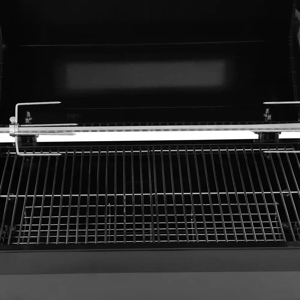 Grillz BBQ Grill Charcoal Electric Smoker Roaster – 2‑in‑1 Steel BBQ & Rotisserie - BBQ Backyard Supply Co