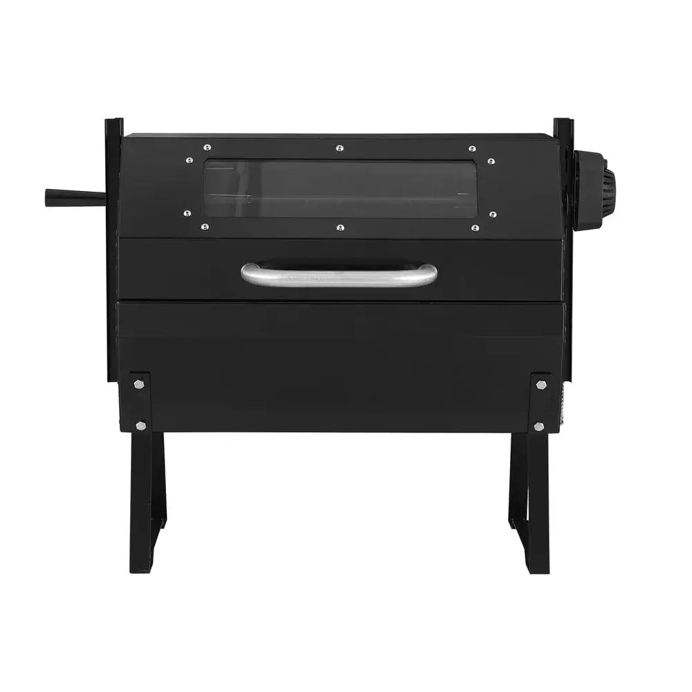 Grillz BBQ Grill Charcoal Electric Smoker Roaster – 2‑in‑1 Steel BBQ & Rotisserie - BBQ Backyard Supply Co