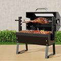 Grillz BBQ Grill Charcoal Electric Smoker Roaster – 2‑in‑1 Steel BBQ & Rotisserie - BBQ Backyard Supply Co