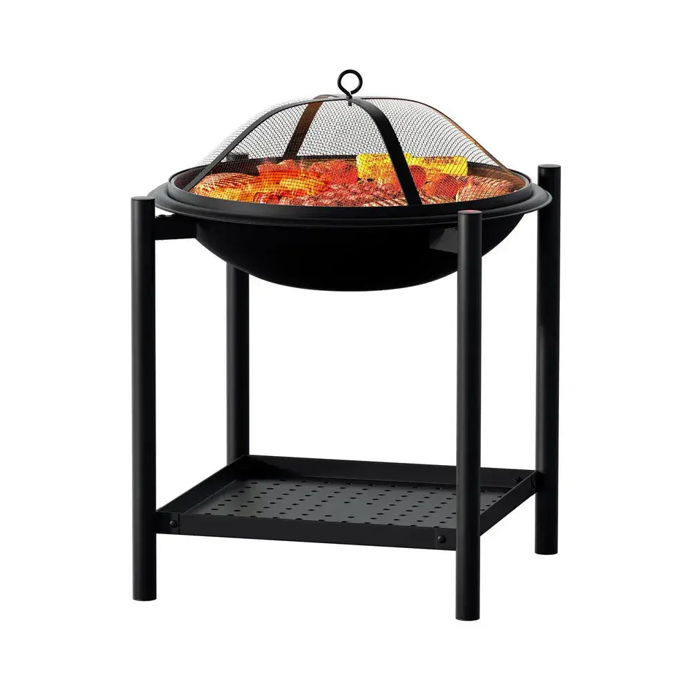 Grillz Fire Pit BBQ Grill 2-in-1 Outdoor - BBQ Backyard Supply Co