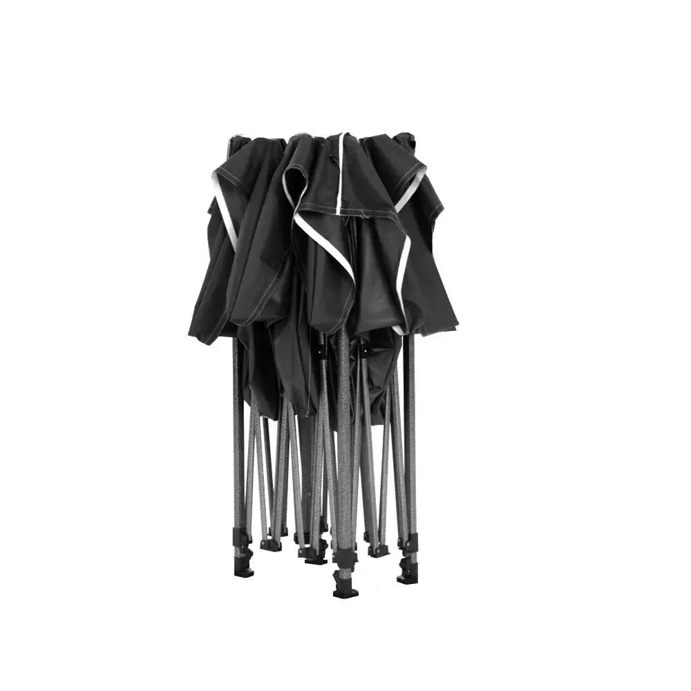Instahut 3x4.5m Pop‑Up Gazebo – Black Outdoor Shade - BBQ Backyard Supply Co