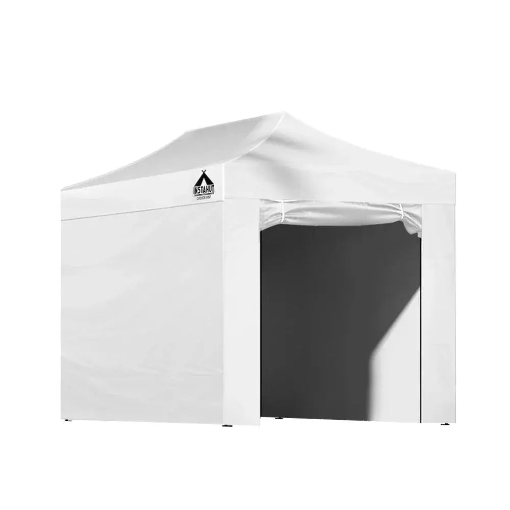 Instahut 3x4.5m Pop‑Up Gazebo – White Outdoor Shade - BBQ Backyard Supply Co