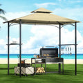 Instahut Gazebo Outdoor Patio Marquee BBQ Grill Shelter – Beige - BBQ Backyard Supply Co