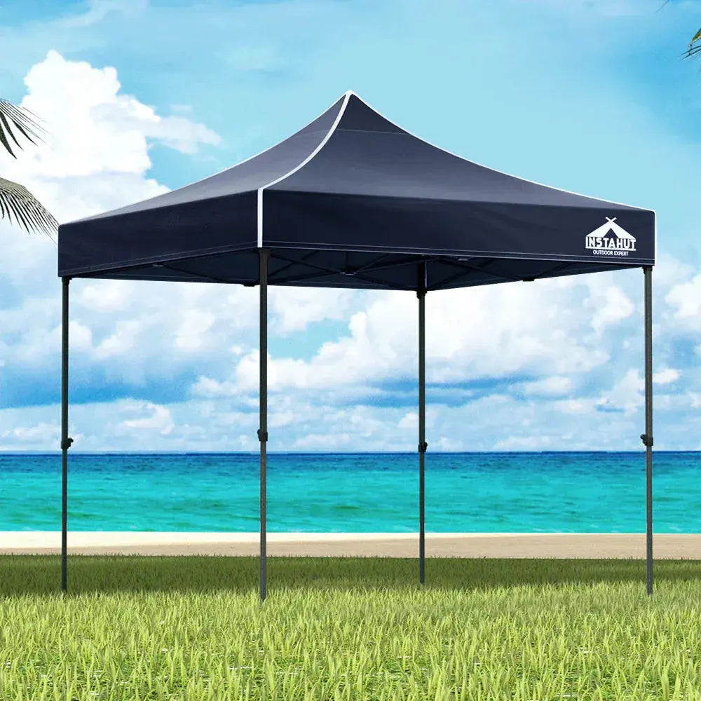 Instahut 3x3m Pop‑Up Gazebo – Navy Outdoor Shade - BBQ Backyard Supply Co