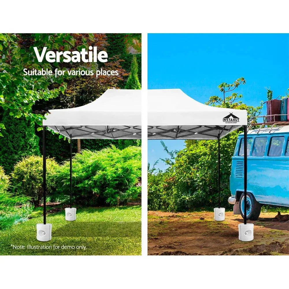 Instahut Gazebo Base Pod Kit – 4pcs Outdoor Stability Set - BBQ Backyard Supply Co