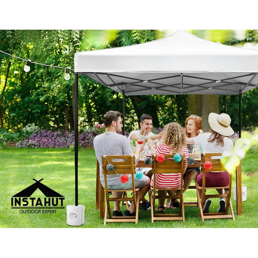 Instahut Gazebo Base Pod Kit – 4pcs Outdoor Stability Set - BBQ Backyard Supply Co