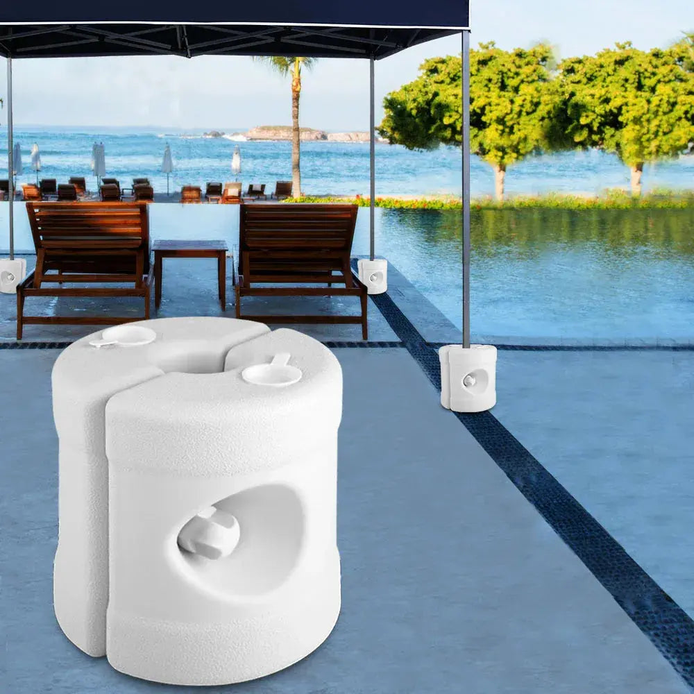 Instahut Gazebo Base Pod Kit – 4pcs Outdoor Stability Set - BBQ Backyard Supply Co