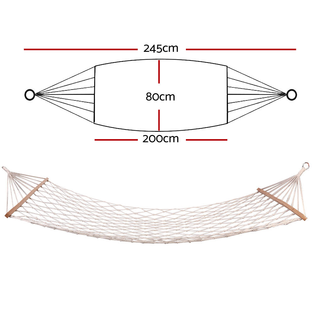 Gardeon Hammock Bed Hanging Mesh