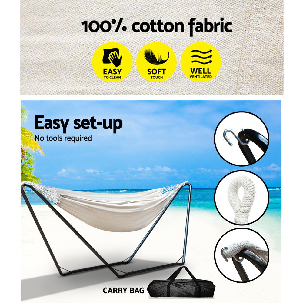 Gardeon Hammock Bed / Swing Chair with Stand