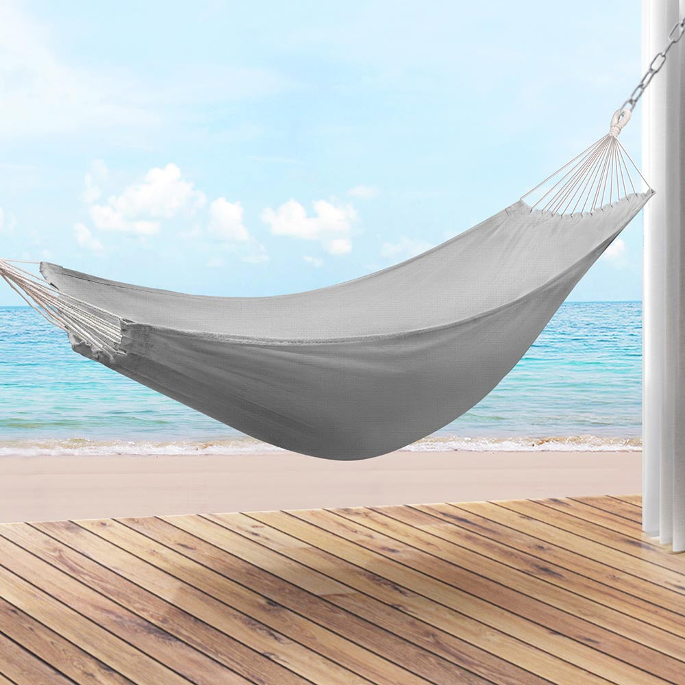 Gardeon Hammock Bed with Travel Bag - Grey