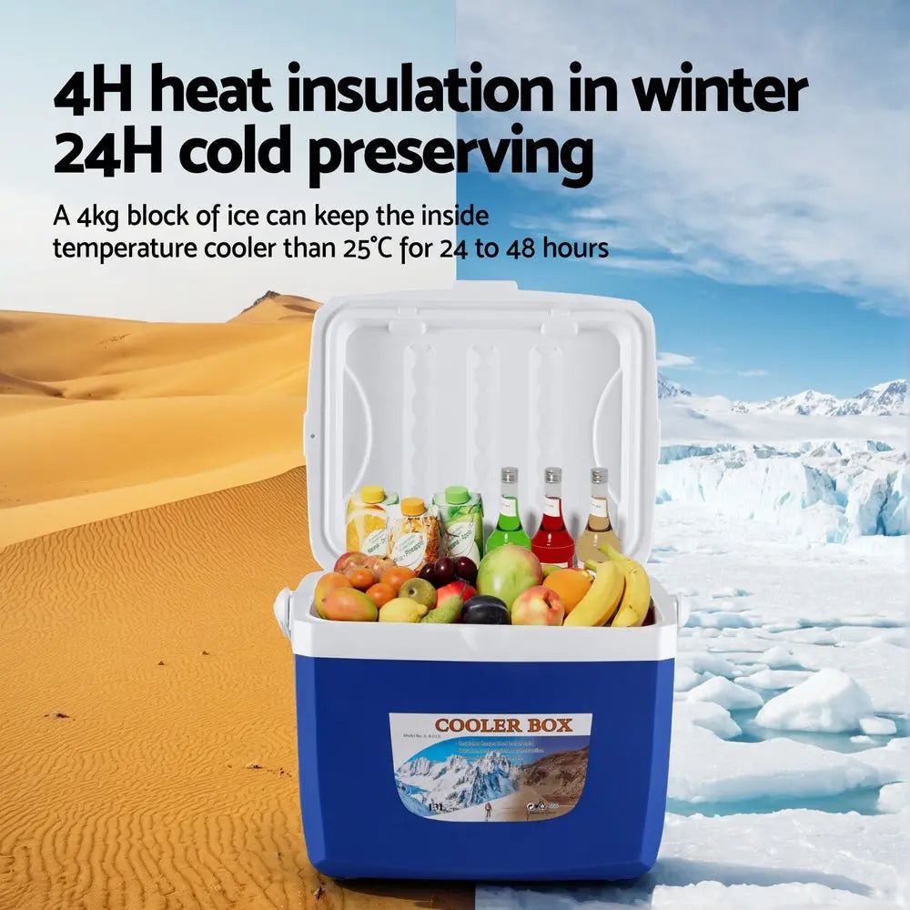 Glacio 13L Portable Ice Cooler Box Camping Fridge BBQ Backyard Supply Co
