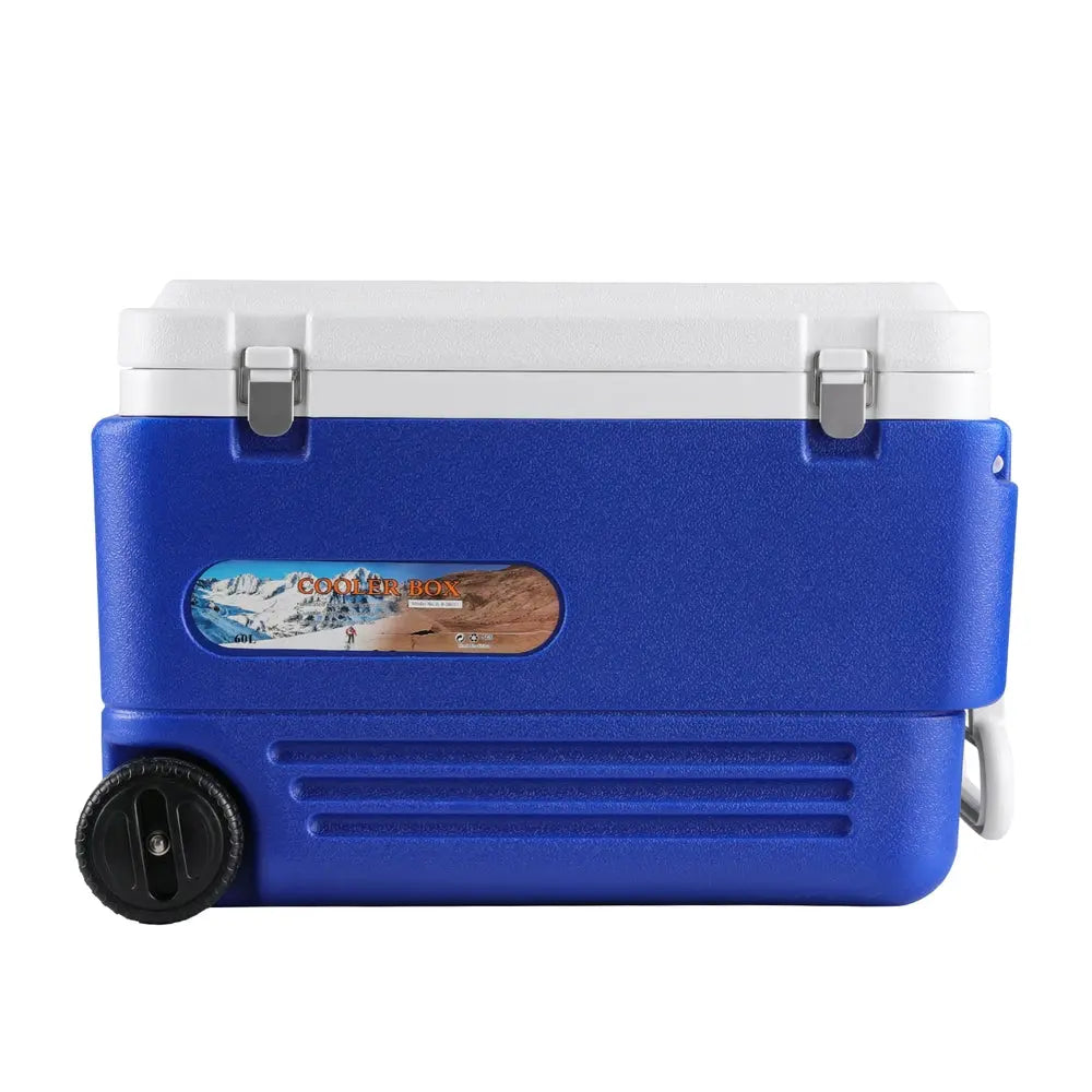 Glacio 60L Portable Ice Cooler Box With Wheels Camping Fridge BBQ Backyard Supply Co