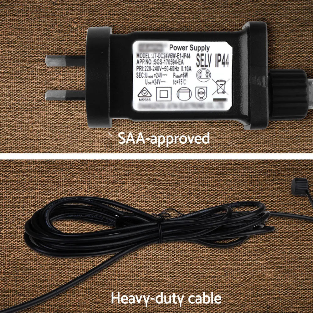 41m LED Festoon String Lights – Outdoor Garden, Wedding, Party, Christmas Decorations