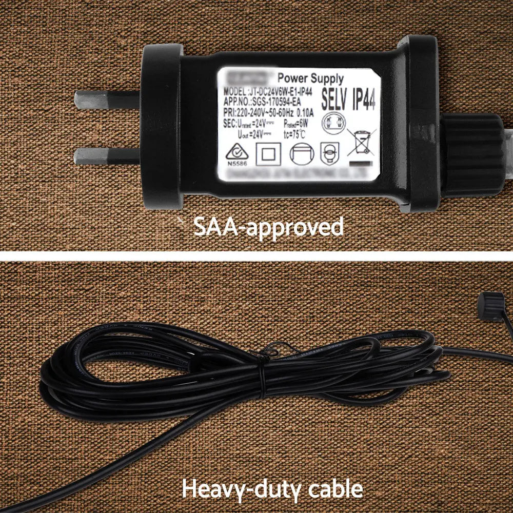 59m LED Festoon String Lights – Outdoor Garden, Wedding, Party, Christmas Decorations