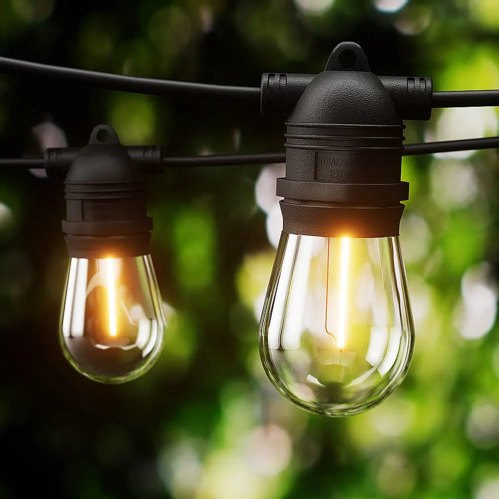 91m Festoon Lights – Outdoor Garden, Wedding, Party, Christmas Decorations