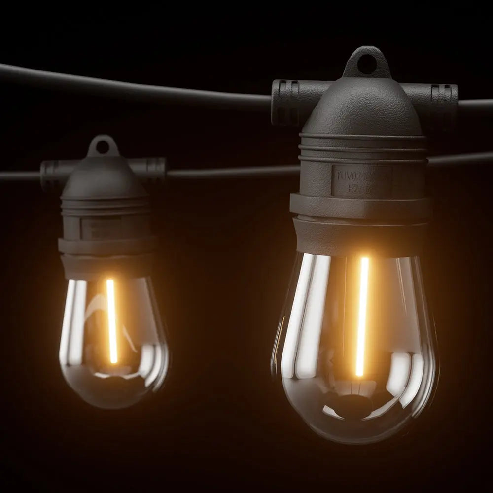 73m Festoon Lights – Outdoor Garden, Wedding, Party, Christmas Decorations