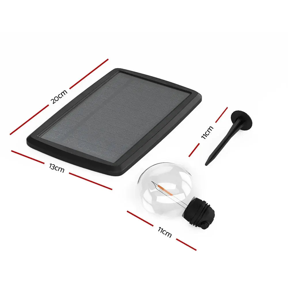 17m Solar Festoon String Lights – Outdoor LED Lighting for BBQ, Patio &amp; Décor, USB Rechargeable - BBQ Backyard Supply Co