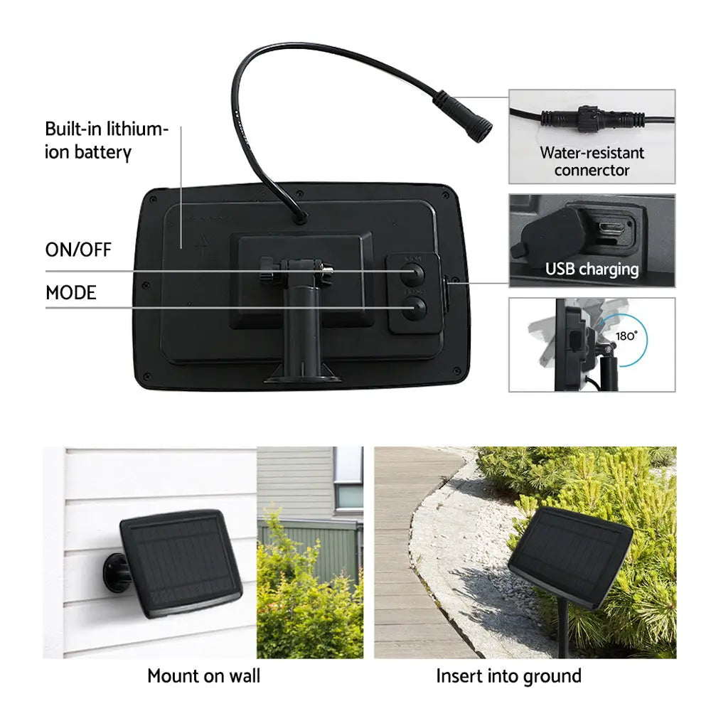 17m Solar Festoon Lights – Outdoor Garden, Wedding, Party, Christmas Decorations