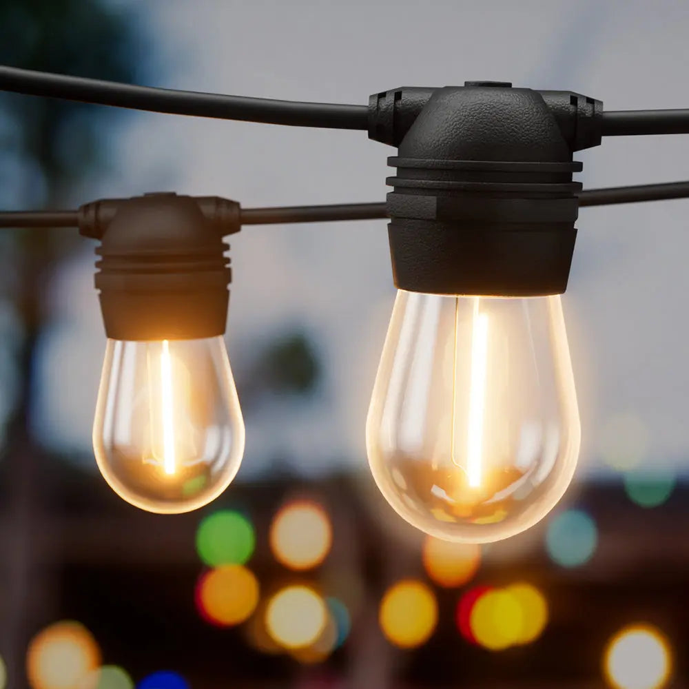 32m Solar Festoon Lights – Outdoor Garden, Wedding, Party, Christmas Decorations
