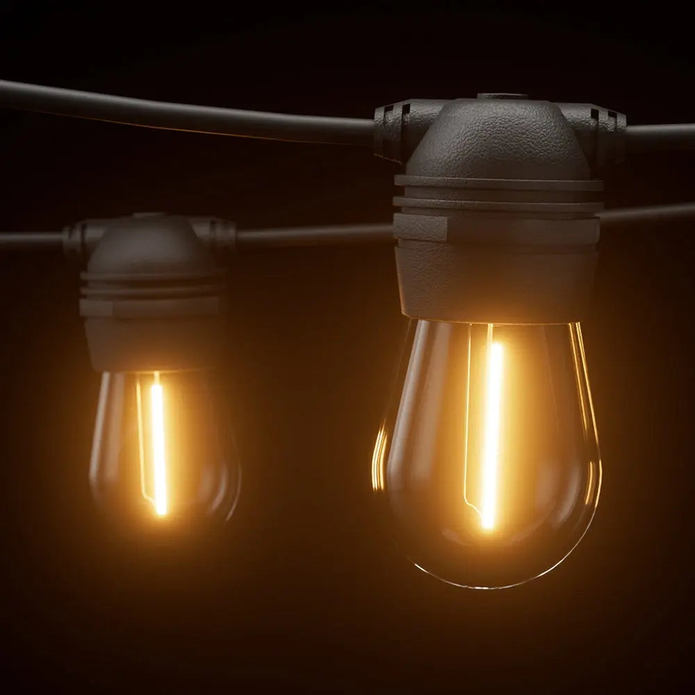 50m Solar Festoon Lights  – Outdoor Garden, Wedding, Party, Christmas Decorations