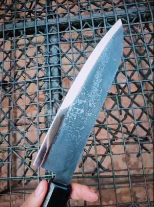 Forged‑Style High‑Carbon Steel Chef Knife with Rosewood Handle