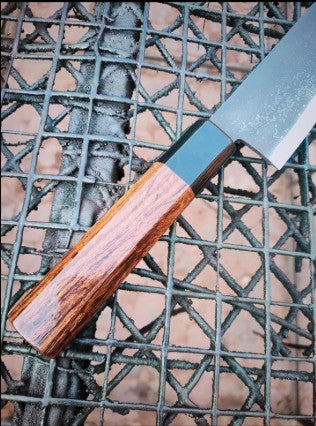 Forged‑Style High‑Carbon Steel Chef Knife with Rosewood Handle