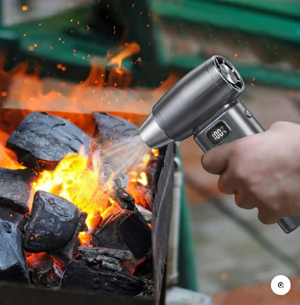 T‑Silver Portable High‑Speed Turbo Fan & Air Duster