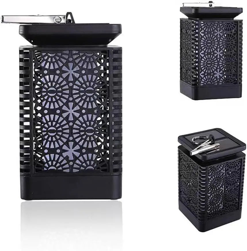 4‑Pack Solar Garden Stake Lights – Outdoor Decorative Floral Pattern