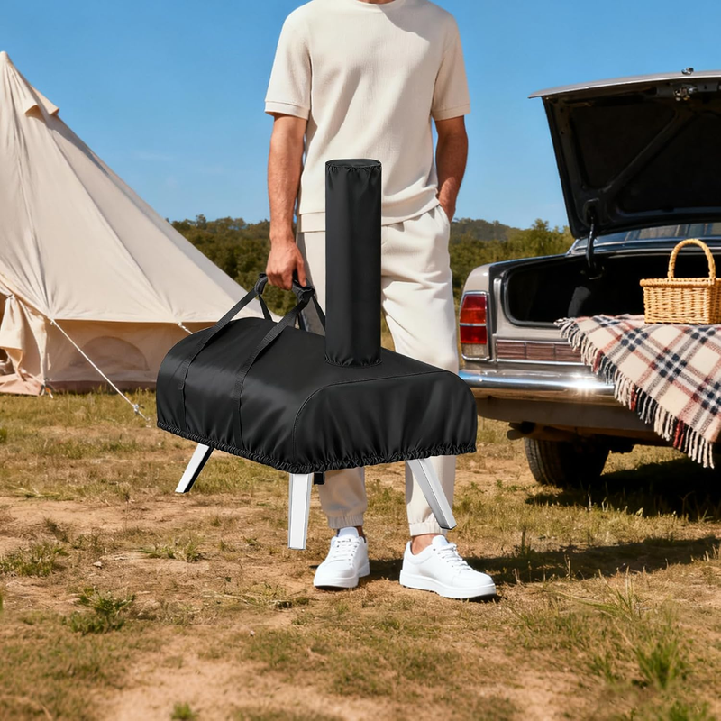420D Oxford Waterproof Pizza Oven Cover with Carry Handles, Custom Fit for Aidpiza 12 Outdoor Pizza Oven