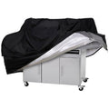 Black 210D Waterproof Gas Grill BBQ Cover Compatible with Weber Holland JennAir, 150 x 100 x 125 cm