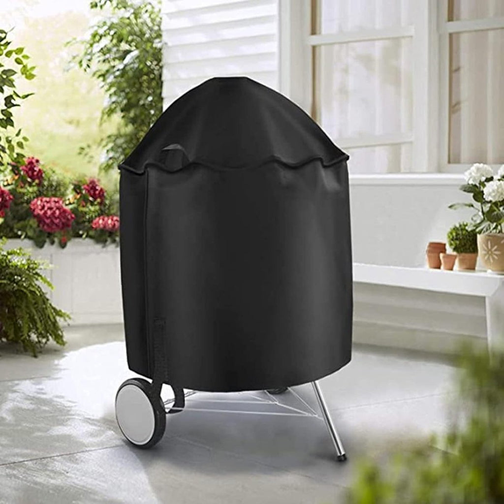 BBQ Cover - Barbecue Protective Cover - 70x70 cm - Round BBQ Cover - Waterproof - Universal Barbecue Cover - Outdoor Grill Cover - Round Barbecue - Waterproof UV Cover - Barbecue Cover - Oxford - Waterproof - Weatherproof - Cover
