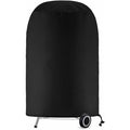 Grill cover, round grill cover, grill cover tarpaulin, grill cover tarpaulin waterproof anti-UV protection (70 x 70 cm),