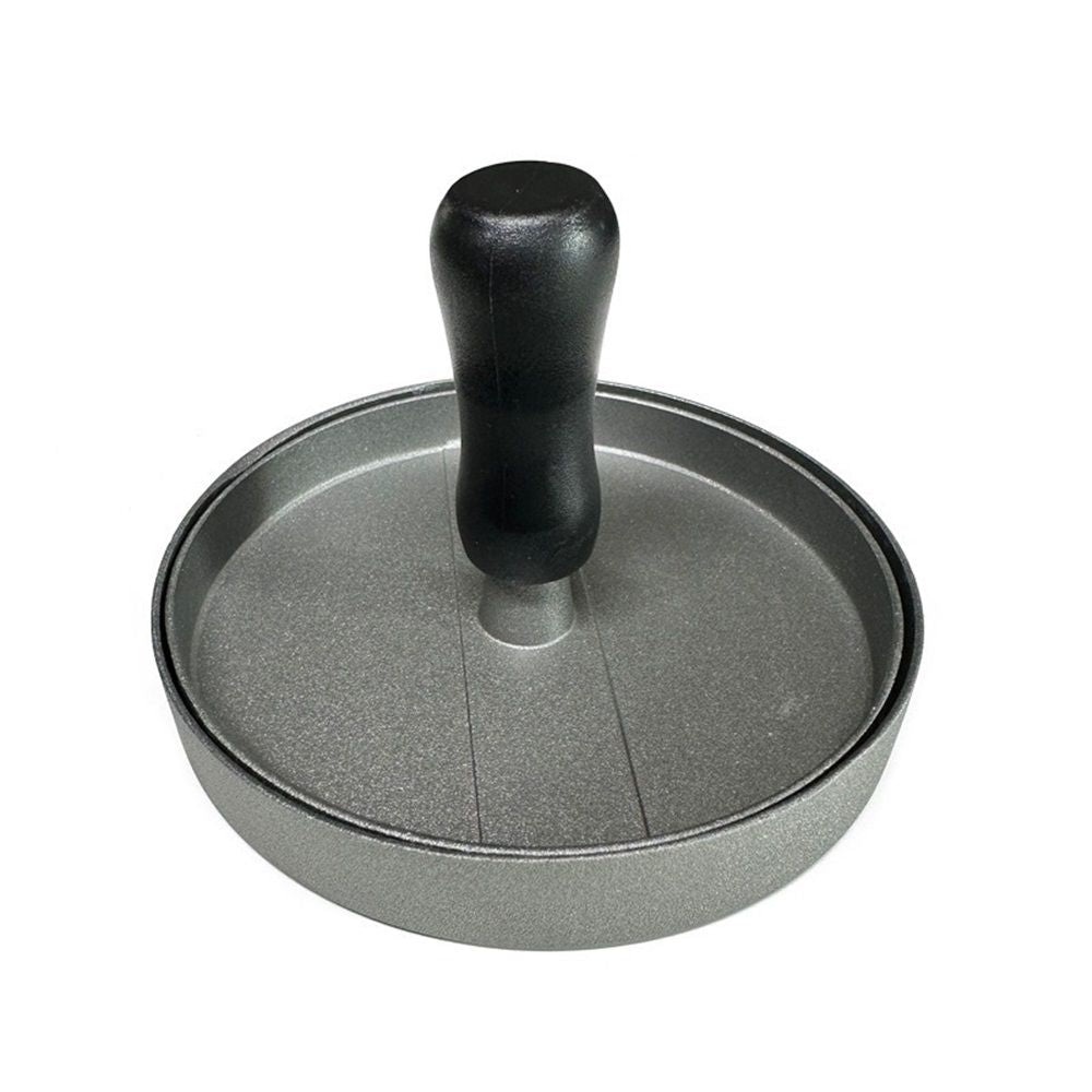 Burger Press Hamburger Press Patty Maker with   Aluminum Hamburger Mold Non-Stick, BBQ Grill Accessories Kitchen Tool for Grilling Black handle spray paint (with coating)