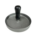 Burger Press Hamburger Press Patty Maker with   Aluminum Hamburger Mold Non-Stick, BBQ Grill Accessories Kitchen Tool for Grilling Black handle spray paint (with coating)