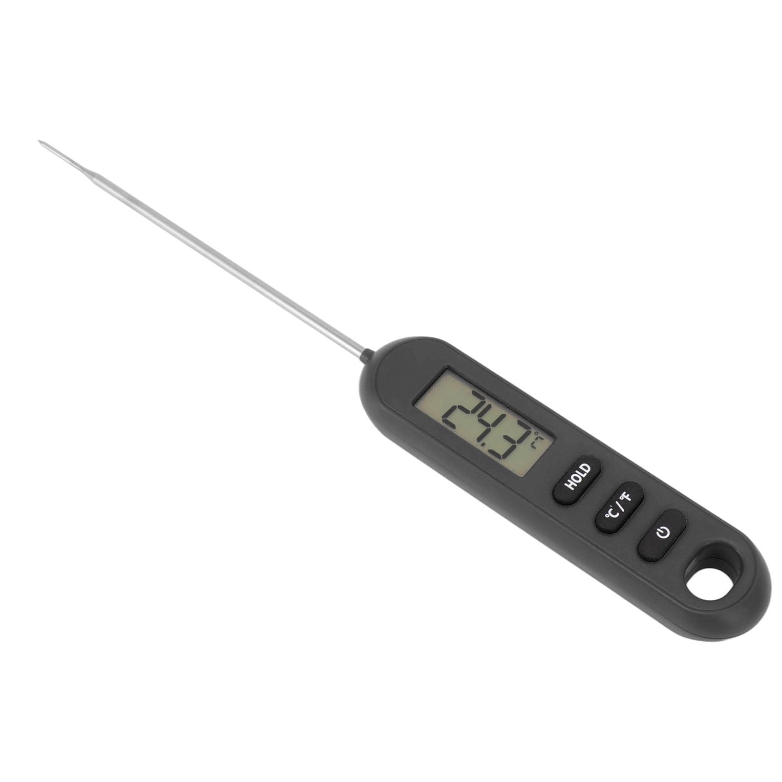 Meat Food Thermometer Instant Read Thermometer Digital Cooking Kitchen Barbecue Thermometer With Long Probe Black