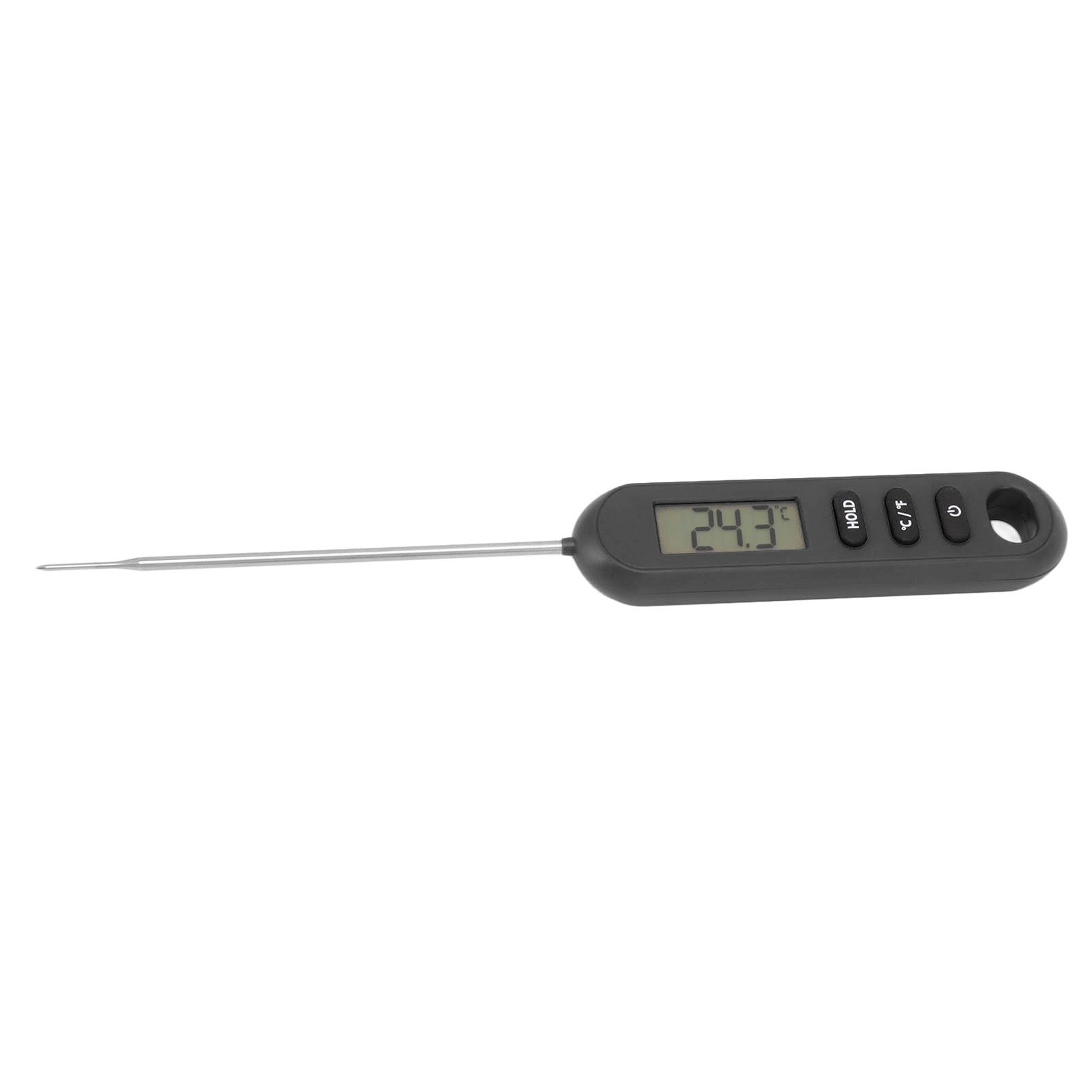 Meat Food Thermometer Instant Read Thermometer Digital Cooking Kitchen Barbecue Thermometer With Long Probe Black