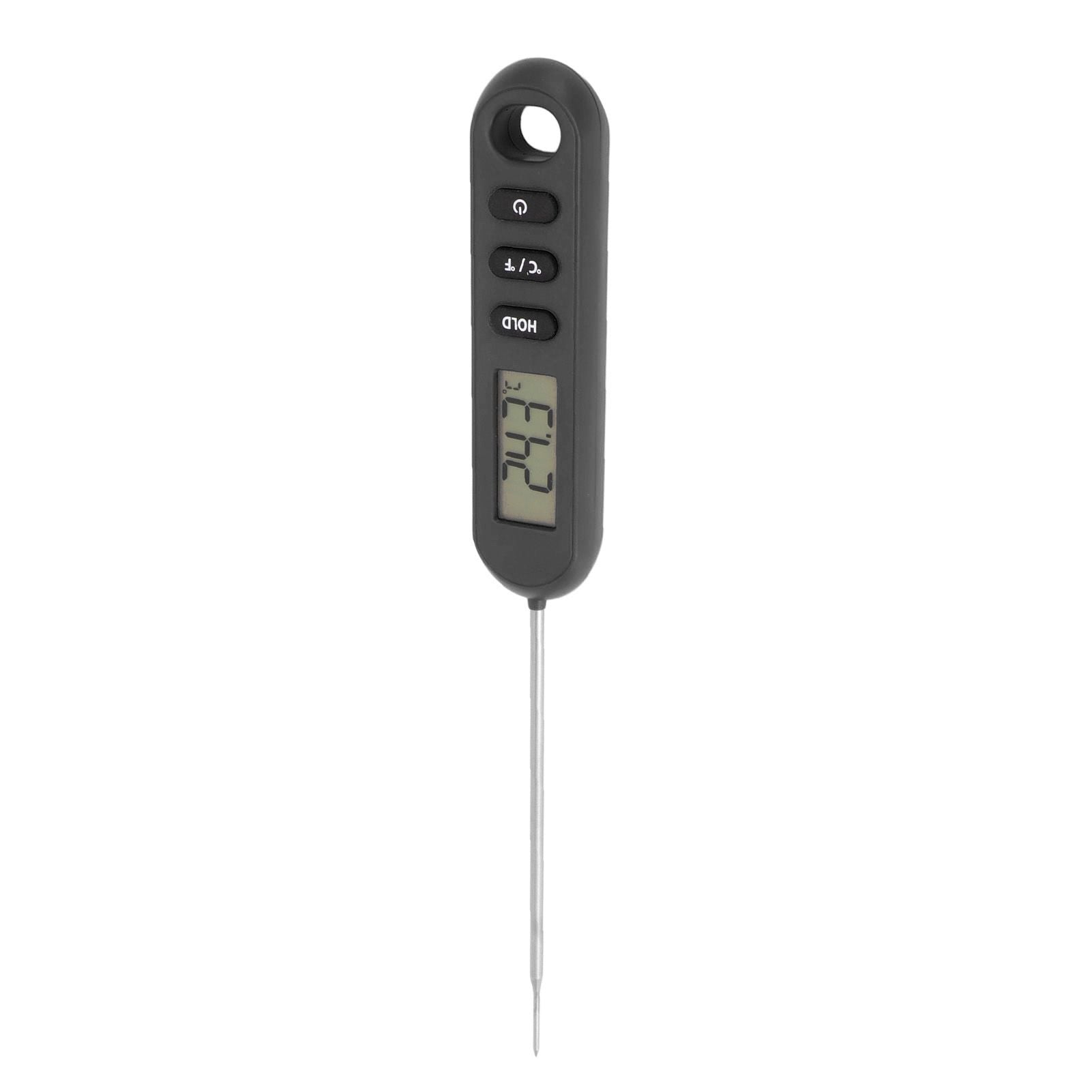 Meat Food Thermometer Instant Read Thermometer Digital Cooking Kitchen Barbecue Thermometer With Long Probe Black