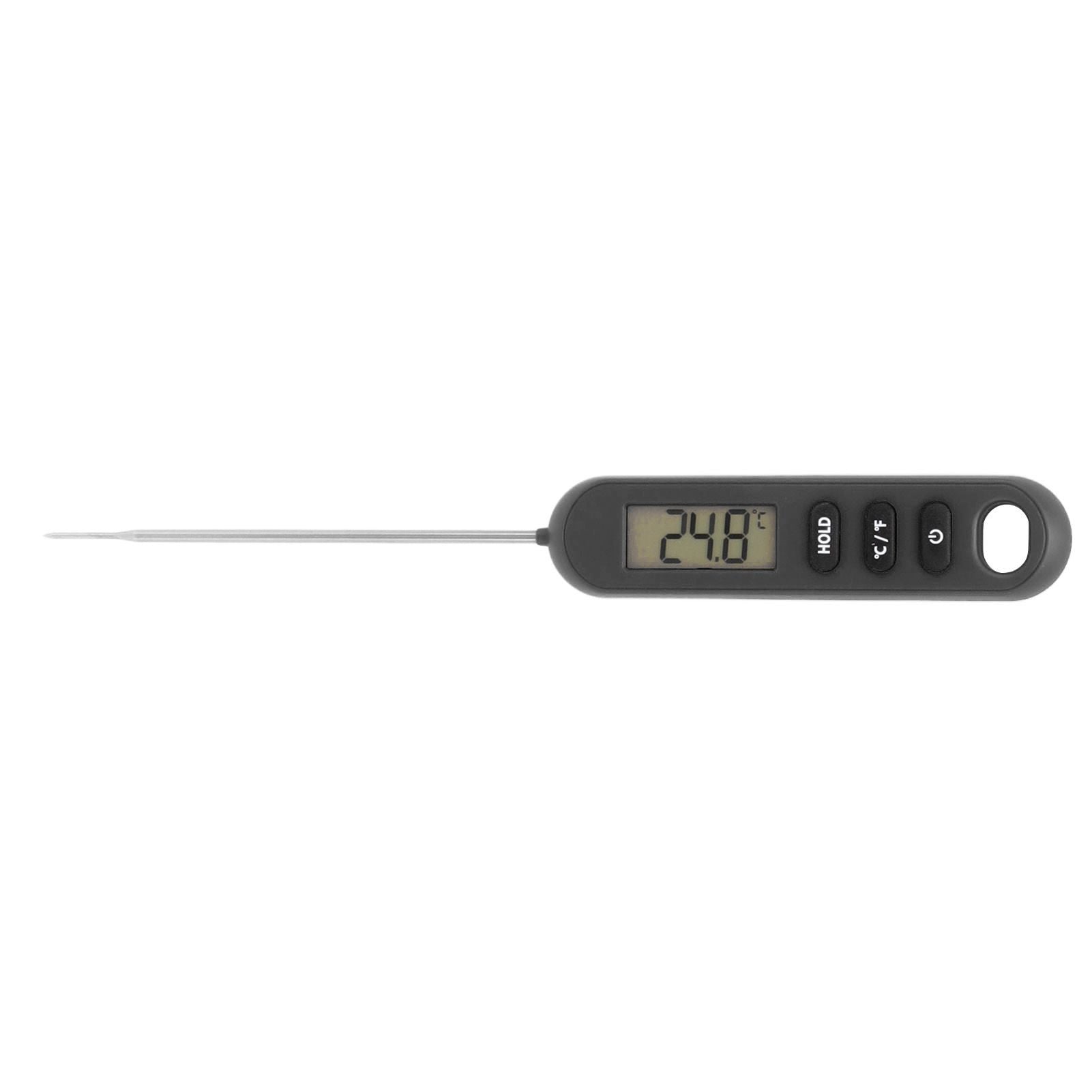 Meat Food Thermometer Instant Read Thermometer Digital Cooking Kitchen Barbecue Thermometer With Long Probe Black