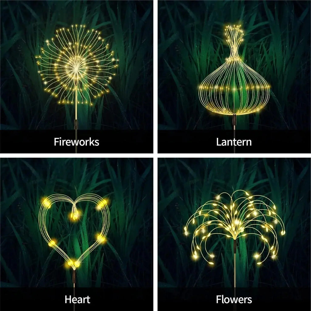 Solar Fireworks Fairy String Lights (120 LEDs) - BBQ Backyard Supply Co