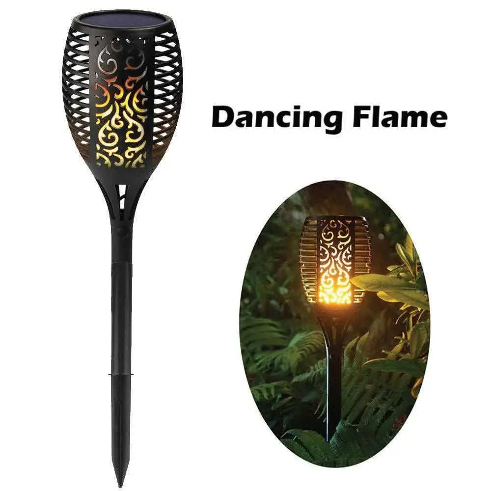 51 Solar LED Dancing Flame Pathway Lights - BBQ Backyard Supply Co