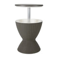 Taupe Ice Bucket Table - BBQ Backyard Supply Co