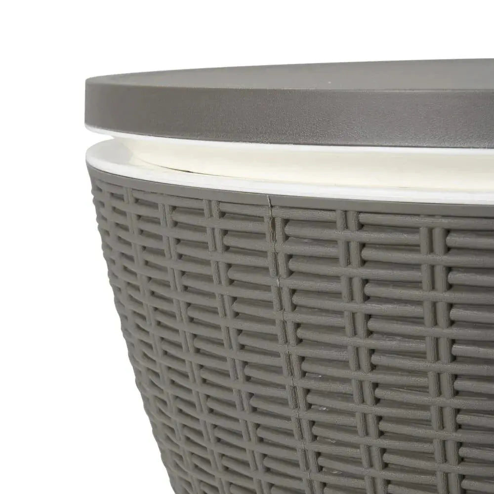 Taupe Ice Bucket Table - BBQ Backyard Supply Co