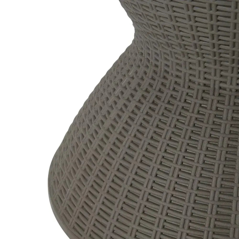 Taupe Ice Bucket Table - BBQ Backyard Supply Co