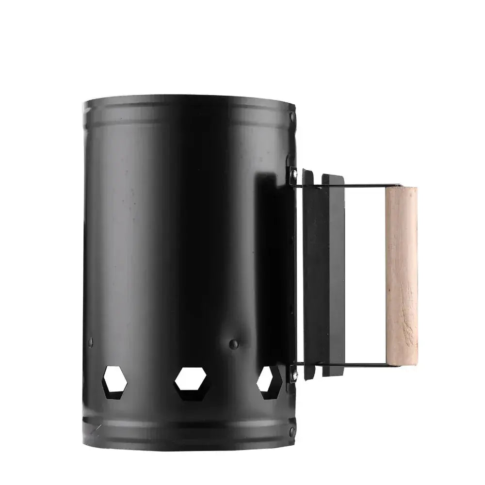 Fast Fire Starter Bucket — Stainless Steel Charcoal Chimney Starter - BBQ Backyard Supply Co