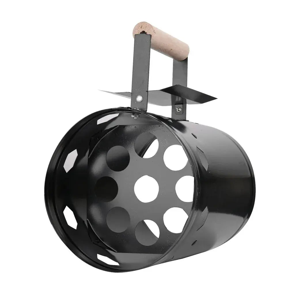 Fast Fire Starter Bucket — Stainless Steel Charcoal Chimney Starter - BBQ Backyard Supply Co