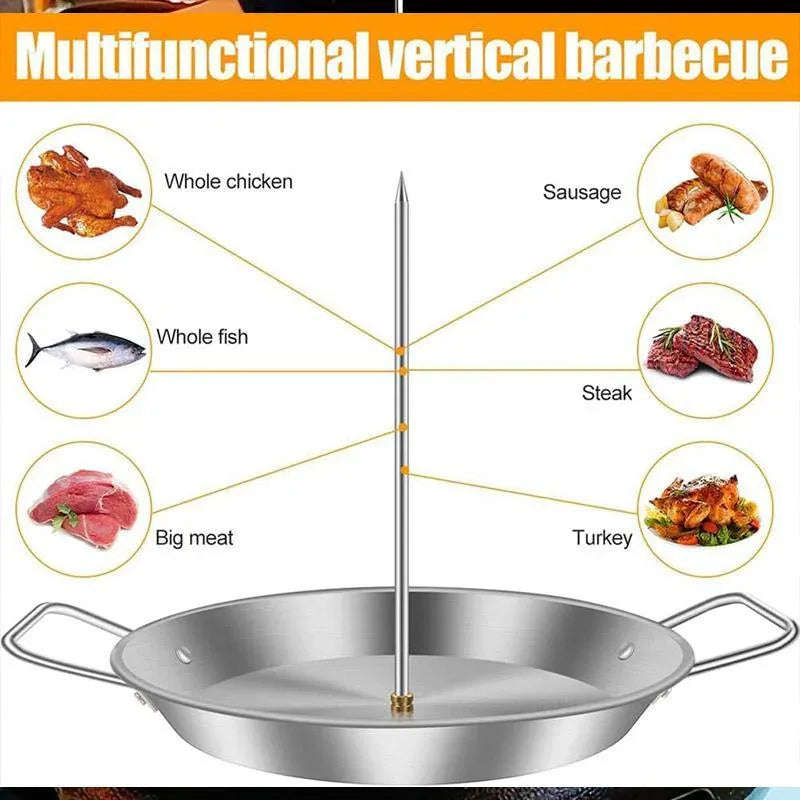 Stainless Steel Vertical Skewer Grill