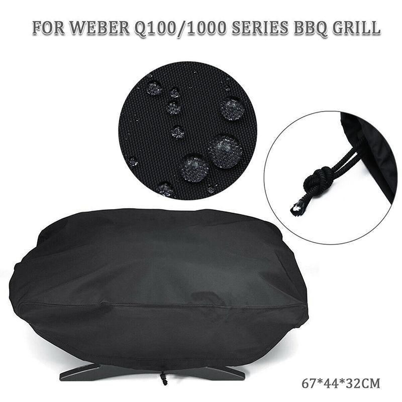 Waterproof BBQ Grill Cover for Weber Q100 Q1000 Series