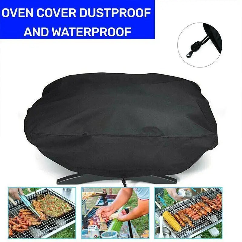 Waterproof BBQ Grill Cover for Weber Q100 Q1000 Series - BBQ Backyard Supply Co